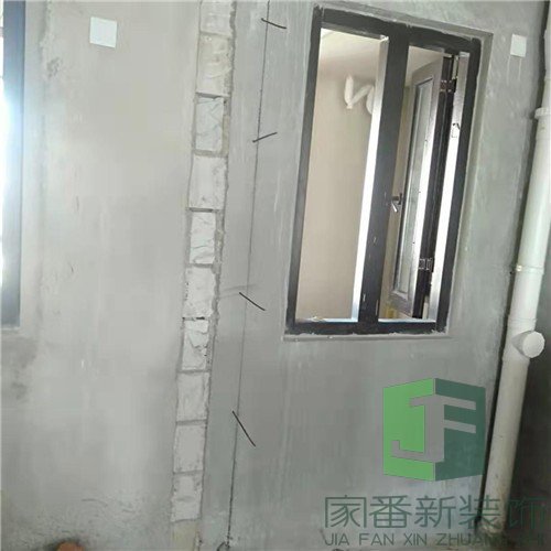宏发御榕府新房装修砌墙4